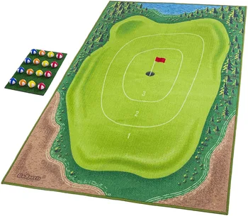 Коврик для игры в гольф 150x80 см, повседневные учебные пособия для игры в гольф, спортивные принадлежности для домашнего офиса