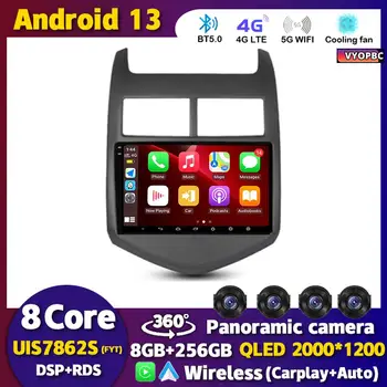 Android 13 CarPlay Auto Для Chevrolet Aveo 2 Sonic T300 2011 2012 2013 2014 2015 Автомобильный Радио Мультимедийный Плеер GPS Стерео WIFI + 4G