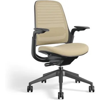 Офисное кресло Steelcase серии 1 - Эргономичное рабочее кресло с колесиками для ковра - Помогает поддерживать производительность - Активируется весом