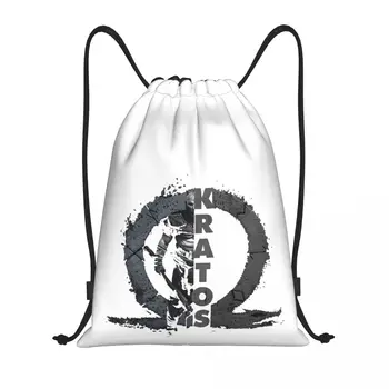 Kratos Sparta 5 Креативные сумки на шнурках Спортивная сумка Рулон одеяла Прочный рюкзак для летних лагерей Nerd