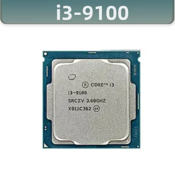 Core i3-9100 i3 9100 Четырехъядерный четырехпоточный процессор 3,6 ГГц 65 Вт 6M ProcessorLGA 1151