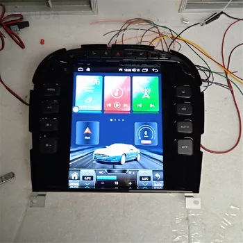 Android 12 Tesla Style Carplay для Jaguar S-Type 2001-2009 2Din Радионавигация, Мультимедийный плеер, стереосистема с сенсорным экраном, головное устройство
