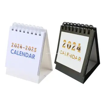 Большой ежемесячный мини-настольный календарь на 2024 год для офиса и учебы с июля.2023 по декабрь.2024 Календари Прямая поставка
