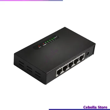5-портовый гигабитный сетевой коммутатор 10/100/1000 Мбит/с, коммутатор Fast Ethernet, концентратор локальной сети для бытовых
