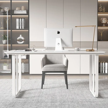 Шиферный стол, компьютерный стол, рабочий стол минималистичный дом, спальня, прямоугольный офис, письменный стол, кабинет
