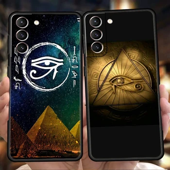 Священный Глаз Гора Египет Фреска Чехол для Samsung Galaxy S23 S22 S20 S21 FE Ultra S10 S9 S8 S7 SDGE M22 M32 Plus 5G Чехол Для Телефона