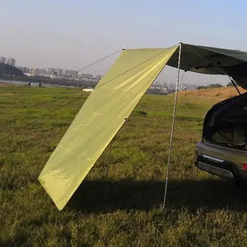 Навес для автомобильной палатки Портативные водонепроницаемые палатки для кемпинга с защитой от ультрафиолета Навес для дождя на крыше автомобиля Боковой тент для кемпинга на крыше автомобиля
