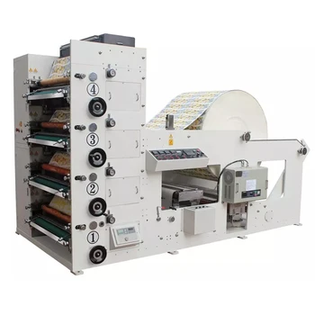 YG Полностью Автоматическая машина для флексографской печати, Портативные Бумажные Стаканчики, Оборудование для производственной линии Флексографского принтера