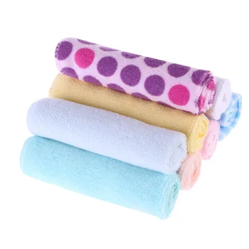 8 шт. хлопчатобумажных средств для мытья детского лица, полотенец для рук, салфеток для мытья ванны, душа, полотенца для кормления (случайный цвет)
