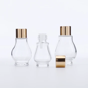 100шт 10 мл 20 мл 30 мл Прозрачная стеклянная бутылочка для ароматерапии Жидкость для эфирных базовых массажных масел Бутылочки-пипетки многоразового использования