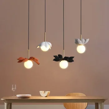 Лампа для выставочного зала Nordic, Барная настольная лампа, Персонализированная прикроватная тумбочка для детской комнаты с одной головкой, маленький светильник-капелька