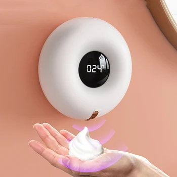 Новый светодиодный дисплей Xiaozhi, датчик автоматической индукционной мойки рук с пеной, Бытовой инфракрасный датчик, Дозатор мыла для дома