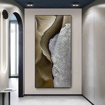 Абстрактная 3D Декоративная картина маслом, настенная художественная картина, плакат на холсте ручной работы, современная эстетическая фреска для гостиной, спальни отеля