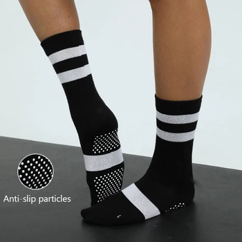 Носки для йоги, спортивные носки, силиконовые нескользящие Износостойкие удобные спортивные носки для фитнеса, носки для танцев, новые носки для пилатеса