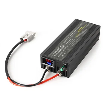 Портативное зарядное устройство Lifepo4 12 В 40A литиевое зарядное устройство 60A 85A с регулируемым напряжением и током 100A Anderson
