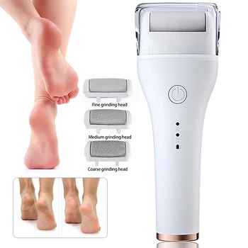 Электрическая шлифовальная машина для ухода за ногами IPX6-Водонепроницаемое устройство для красоты ног, Педикюрная машинка, перезаряжаемая, удаляет омертвевшую кожу и мозоли с тела