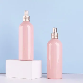 Розовый флакон-распылитель 260 мл, пустая бутылка для домашних животных, пластиковый контейнер, распылитель для дезинфекции мелким туманом, лосьон для многоразового использования, предметы первой необходимости для путешествий