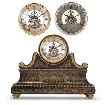 Современный дизайн Круглые часы диаметром 97 мм С прозрачными вставками Широко применяются в качестве идеального дополнения к офисному или домашнему декору
