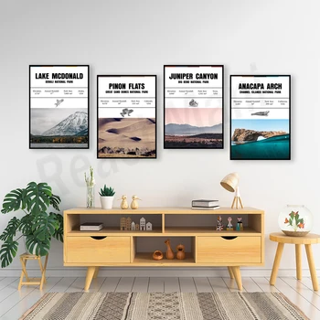 Национальный парк Биг-Бенд, Нормандские острова, Великие Песчаные дюны, Плакат национального парка Денали, Туристический плакат для печати в национальном парке