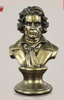 статуя ремесла Фигурка скульптура украшения магазин ресторан модель художественное оформление на заказ статуя великой знаменитости Бетховена