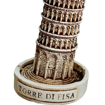 Старинная модель Пизанской башни 2/3, сувениры для вечеринок, декор для аквариума, предметы коллекционирования