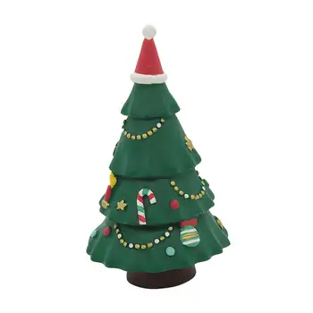 Модель рождественской елки в кукольном домике 1: 12, миниатюрная рождественская елка, имитация крошечных зеленых украшений своими руками для микроландшафта