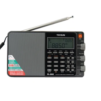 Оптовая цена Портативное радио TECSUN PL-880 с полнодиапазонными режимами LW / SW /MW SSB PLL FM Стерео радио