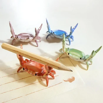 Креативный Милый Держатель ручки с Крабами-Тяжелоатлетами Кронштейн для держателя ручки для хранения Крабов