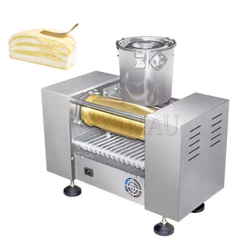Промышленная машина для приготовления коржей для торта, однорядная машина для приготовления блинов Mille Crepe, оборудование для приготовления Чапати